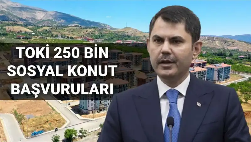 2025'te TOKİ'den 250 Bin Sosyal Konut: Başvuru Tarihleri Belli Oldu!