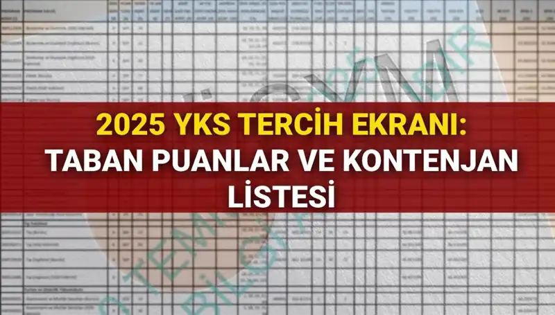 YKS Tercih Ekranı ÖSYM 2025: Hangi Saatte Başlayacak ve Taban Puanları Neler?
