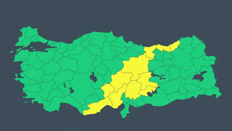 Meteorolojiden 11 İle Sağanak ve Fırtına Uyarısı Geldi!