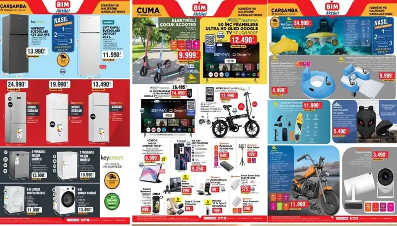 BİM 8-11 Temmuz'da Neler Sunuyor? Şaşırtıcı Aktüel Katalog Detayları!
