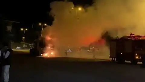 Zonguldak'ta Seyir Halindeki TIR Alev Alev Yandı: Şok Edici Görüntüler