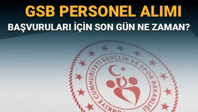 Gençlik ve Spor Bakanlığı Personel Alımında Son Başvuru Tarihleri Açıklandı!