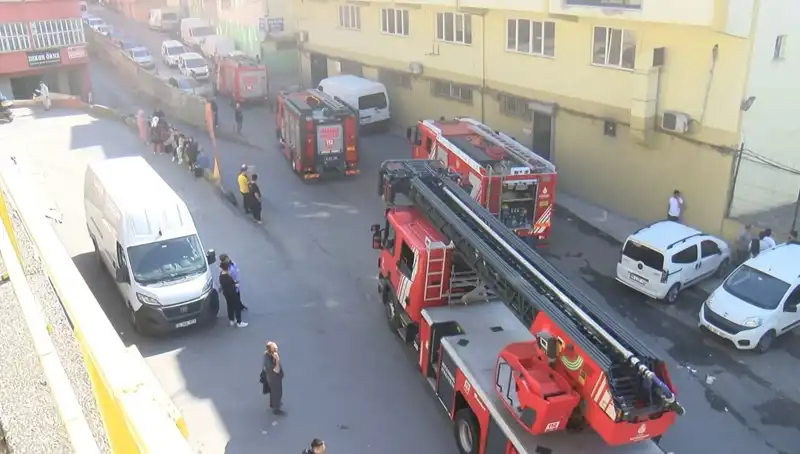 İstanbul'da Tekstil Atölyesinde Yangın: Olay Yerin Gözaltına Alınanlar Var
