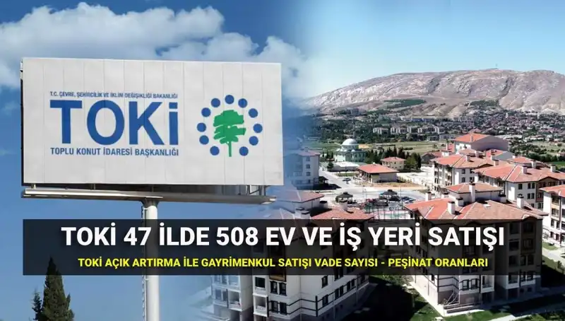TOKİ'den 508 Konut ve İş Yeri Satışı: Açık Artırma Dönemi Başlıyor!