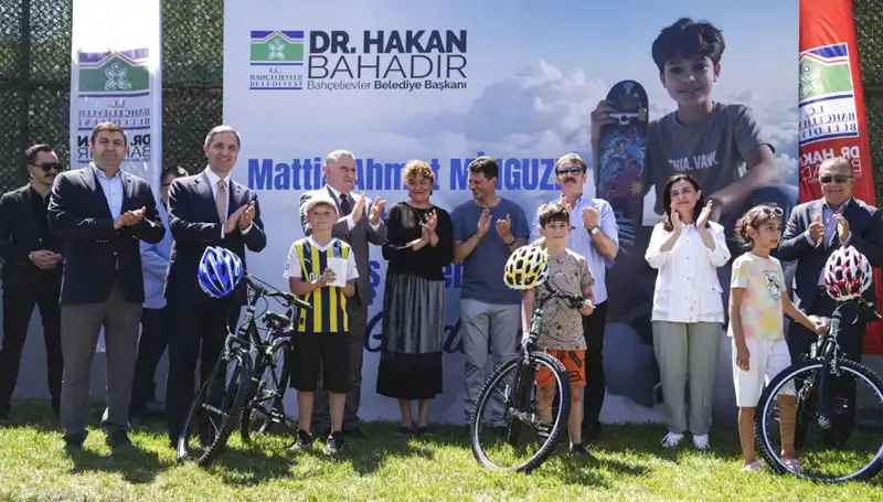 Bahçelievler'de Gençler İçin Fark Yaratan Mattia Ahmet Minguzzi Skate Parkı Açıldı