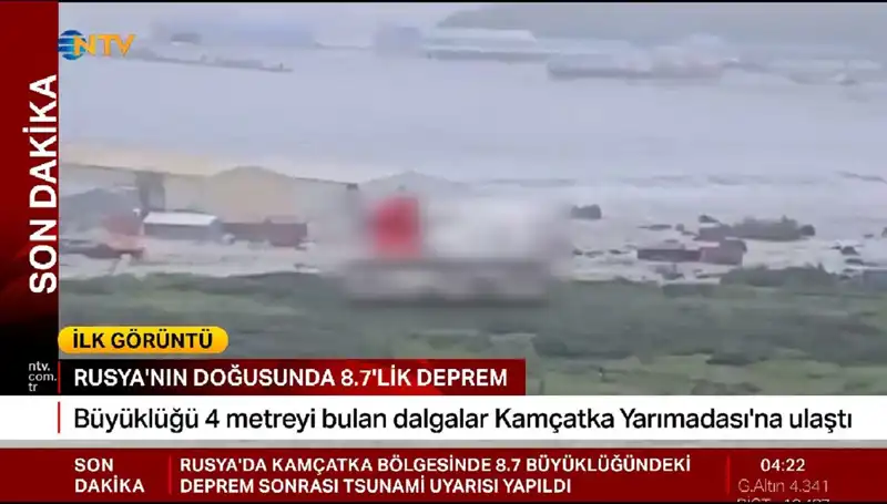 : Kamçatka Kıyılarında İlk Tsunami Dalgalarının Çarpması: Uzmanlardan Uyarılar