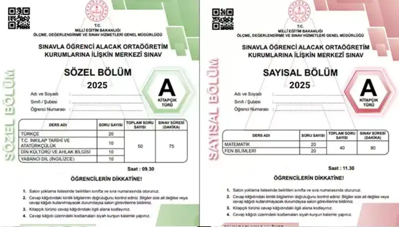 2025 LGS Soru ve Cevap Anahtarı Yayımlanma Tarihi Açıklandı