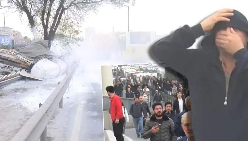 D-100'de Trafiği Felç Eden Alçı Yüklü TIR Kazası Sonrası Neler Oldu?